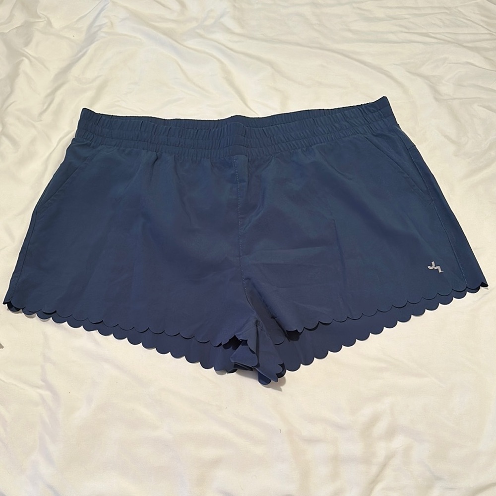 Blue Scalloped Hem Shorts Women’s JoyLab